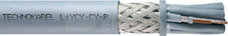 LIYCY-CY-P 8x2x0,5 /500V szary Przewód ekranowany parowany