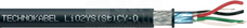 LiO2YS(St)CY-O 2x2x0,22c czarny Przewód do elektroniki ekranowany