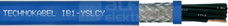 IB1-YSLCY 2x1,0 niebieski Przewód sterowniczy iskrobezpieczny