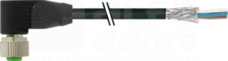 PUR-OB 8x0,25 2m Przewód czujnikowy kątowy
