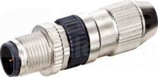 MOSA M12 4P 0,14-0,34mm2 Wtyk męski prosty zaciski nożowe