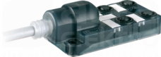 EXACT12 4xM12 4P przewód PUR/PVC 4x0,34+3x0,75 10m Moduł pasywny