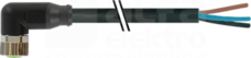 7000-08081-6300300 Konektor M8 żeński kątowy