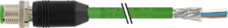 PUR-OB 2x2x0,34 UL CSA 5m zielony Konektor męski
