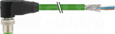 PUR-OB 2x2x0,34 ETHERNET zielony Przewód czujnikowy męski kątowy ekranowany