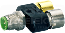 M12 5P/2xM12 5P Trójnik czujnika męski/żeński