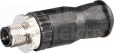 M12 5P max.1,5mm2 2,5-8mm Wtyk męski prosty zaciski śrubowe