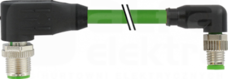PUR 1x4xAWG26 CSA 1,5m zielony Konektor kątowy