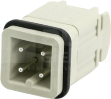 MODLINK HEAVY A3 3-pin 400V 10A Wkładka męska złącza