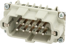 MODLINK HEAVY B10 10-pin 500V 16A Wkładka męska złącza