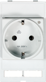 MODLINK MSDD VDE 250VAC 16A Moduł gniazda sieciowego