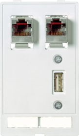MODLINK MSDD 2xRJ45+1xUSB Moduł złącza danych