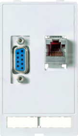 MODLINK MSDD SUB-D9 F/F+RJ45 Moduł złącza danych
