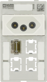 1x RJ45 + 3x data cutout Wkład panelu