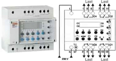 IHP 230VAC 10A 24h/7dni 4k M9 Przełącznik czasowy