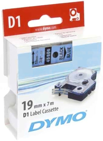 DYMO CZARNO/NIEBIESKA TAŚMA D1 19mm*7mb(45806)