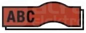 DYMO CZARNO/CZERWONA TAŚMA D1 12mm*7mb(5045017)