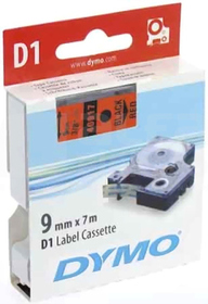 DYMO CZARNO/CZERWONA TAŚMA D1 9mm*7mb(5040917)