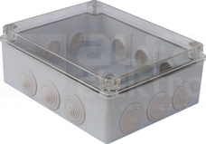 S-BOX 506-P 240x190x90 IP65 12 dł. Puszka natynkowa