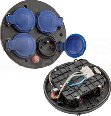 4xGZ 16A 250V Dysk środkowy z term.
