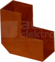 Kolanko zewn.18x13mm c.brąz Kanał kablowy akcesoria