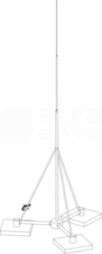 Maszt 5m Maszt odgromowy na trójnogu