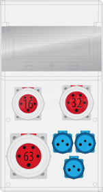 B.MAX-11S-1ZRP 63A/5P 32A/5P 16A/5P Rozdzielnica z tworzywa