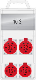 R-BOX SLIM 10S 2x32A/5P 2x16A/5P Rozdzielnica z tworzywa