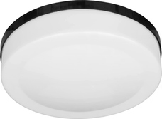 KALIPSO LED 9W czarny pierścień klosz mleczny Oprawa LED