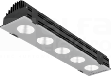 FLASH NEW LED 135W/840 14000lm 70D IP66 Projektor LED
