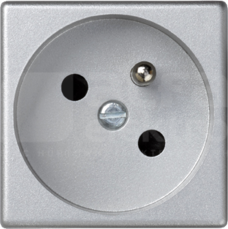 CONNECT 2P+Z aluminium Gniazdo K45