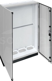 FR14S1 1050x1700x275mm 100mm IP55/II Rozdzielnica stojąca z cokołem metalowa