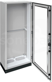 UNIVERS IP55/I 550x1850x275+cokół 100mm Rozdzielnica stojąca z drzwiam transparentnymi metalowa