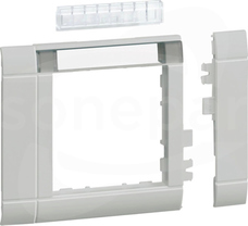 GR0802A7035 1-krtona PC-ABS jasnoszary Maskownica