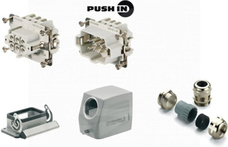 HDC KIT HE-P 06.10 M ZŁĄCZE PRZEMYSŁOWE HDC, KOMPLETNE