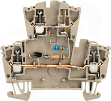 WDK 2.5 LD/GN 1D 2R 230 Blok zaciskowy