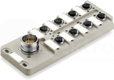 SAI-8-S 5P M12 Koncentrator kompletny