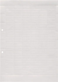 ESO 7 A4 biały Tabliczka opisowa