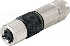 SAIB-3-IDC-M8 3P SMALL Wtyk żeński prosty