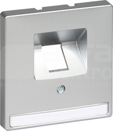 MERTEN DESIGN aluminium Płytka centralna gn.1xUAE