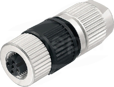 SAIB-3-4-5-IDC(0.75)M12 Wtyk żeński prosty