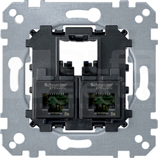 MERTEN M 2xRJ45 kat5e UTP Mechanizm gniazda komp.