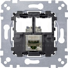 MERTEN M 1xRJ45 kat5e F/STP Mechanizm gniazda komp.