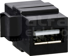 MERTEN SYSTEM M USB 2.0 KEYSTONE Mechanizm gniazda multimedialnego