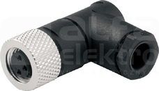 SAIBW-M8-3P-(TL) Wtyk żeński kątowy