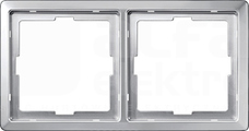 MERTEN ARTEC aluminium Ramka 2-krotna