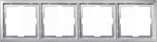 MERTEN ARTEC aluminium Ramka 4-krotna
