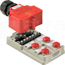 SAI-4-M-MVV-M12 1:1 Koncentrator