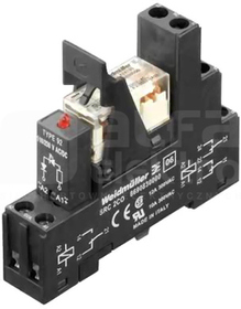 RCLKIT 24VDC 1CO LED GN Przekaźnik