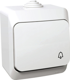 CEDAR PLUS IP44 biały Przycisk dzwonek